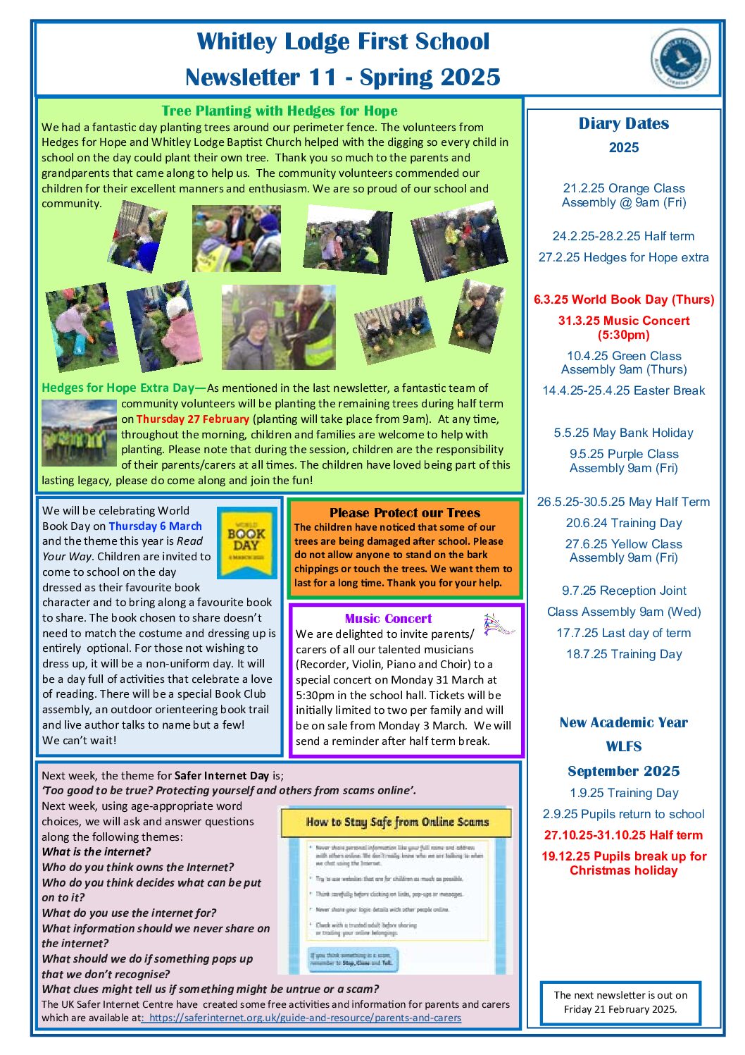 Read more about Spring 1 Newsletter 11