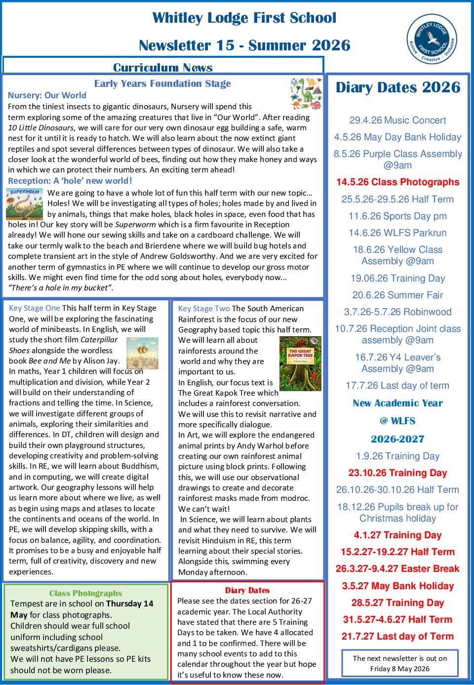 Read more about Summer 1 Newsletter 15