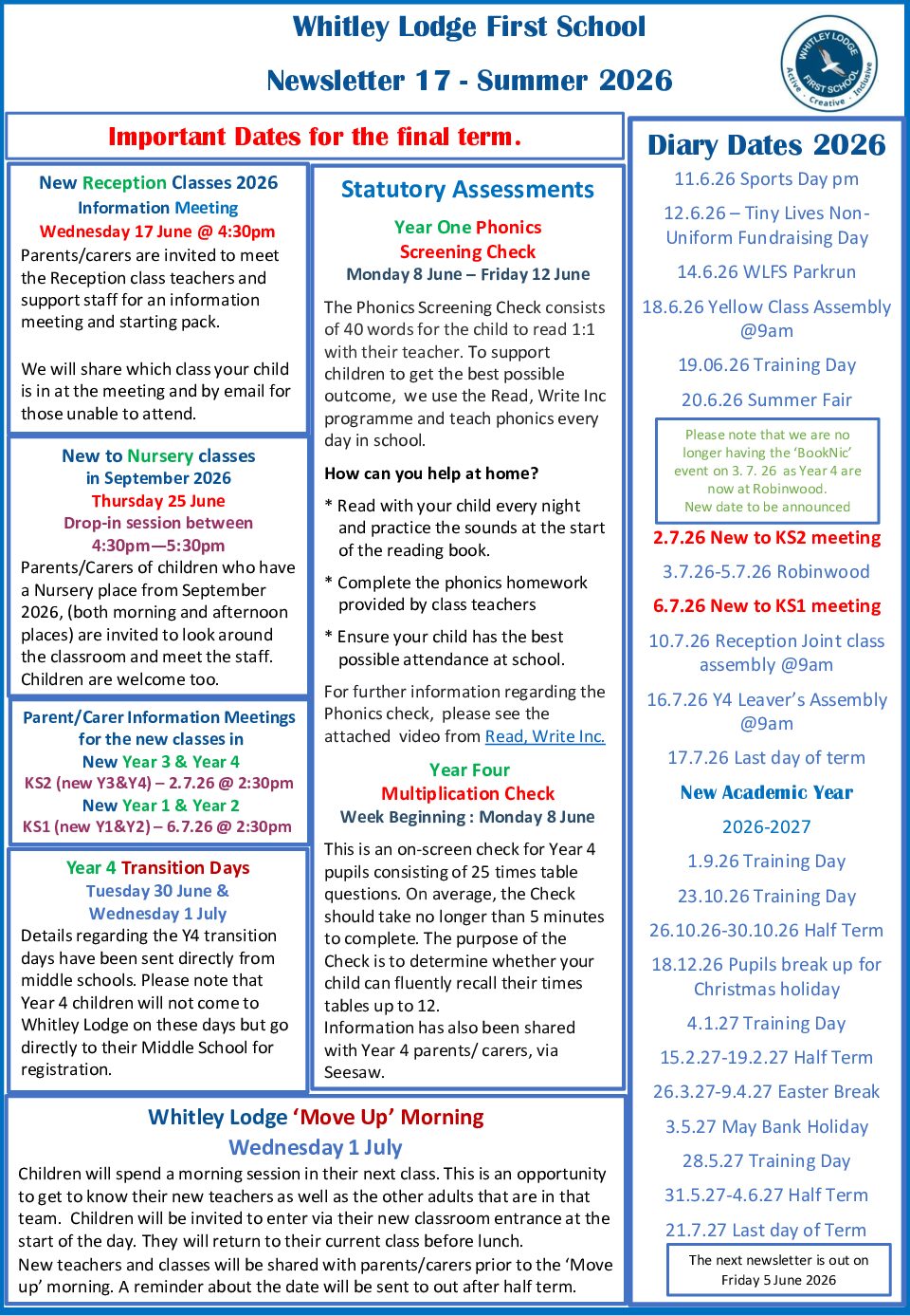 Read more about Summer 1 Newsletter 17